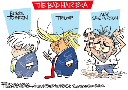 BAD HAIR ERA by David Fitzsimmons