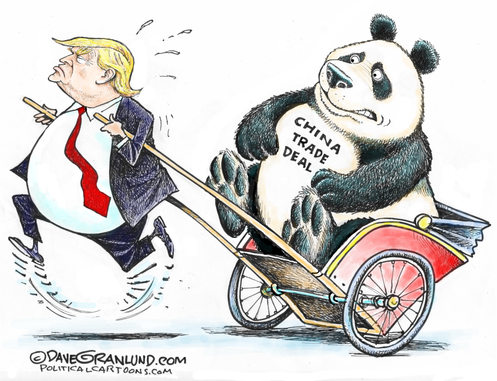  CHINA TRADE DEAL by Dave Granlund