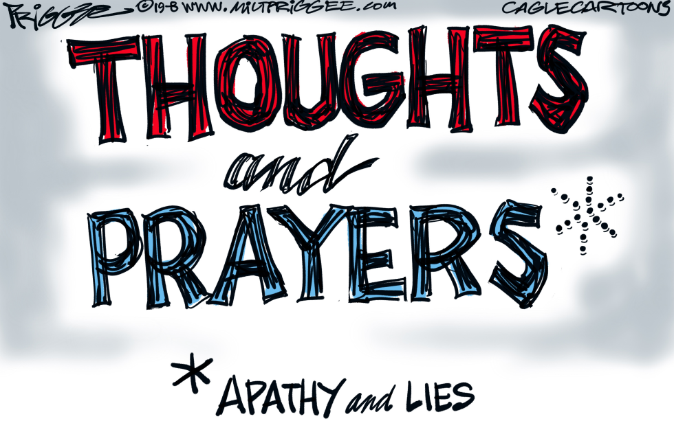  THOUGHTS AND by Milt Priggee