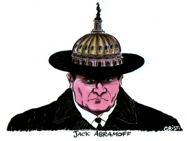 ABRAMOFF'S HAT  by Christo Komarnitski