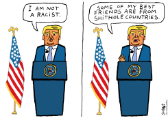 TRUMP RACIST by Schot