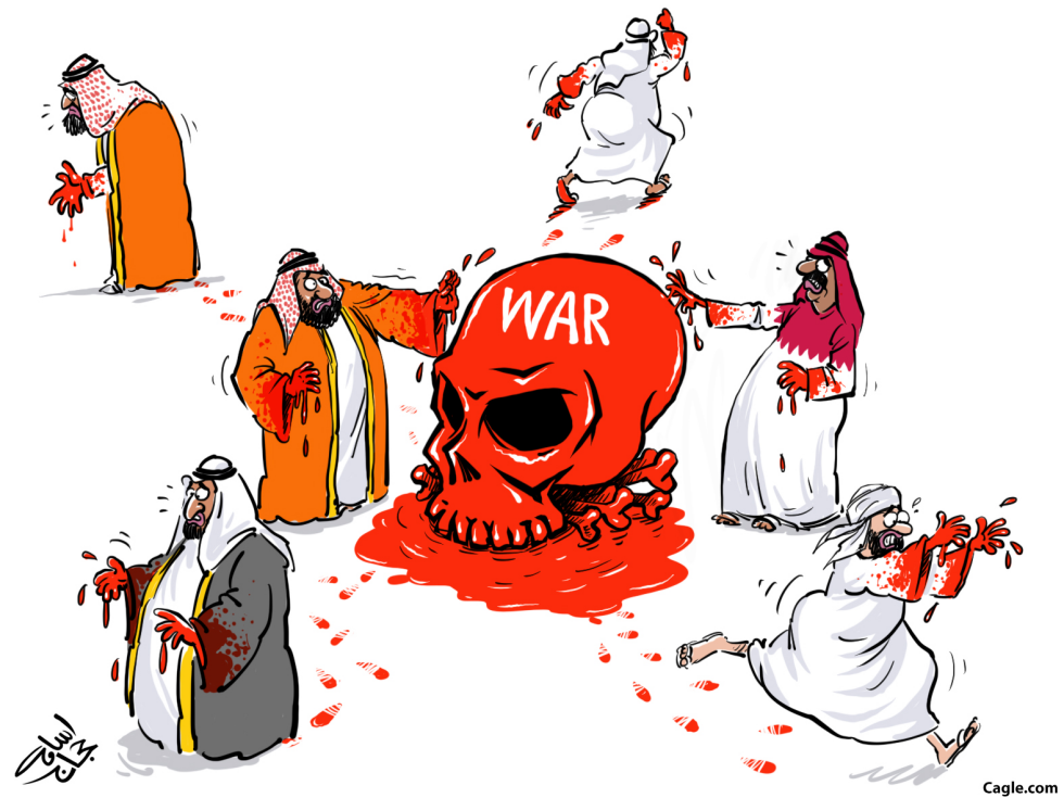  THE GULF AND THE WAR by Osama Hajjaj