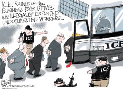 ICE RAID by Pat Bagley