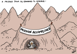 MISSION ACCOMPLISHED FOR AL-ZAWAHIRI by Stephane Peray