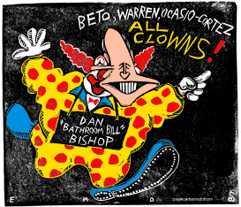 CLOWN CALLING KETTLE BLACK by Randall Enos