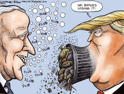 BIDEN GAFFES VS TRUMP SPEAK by Kevin Siers