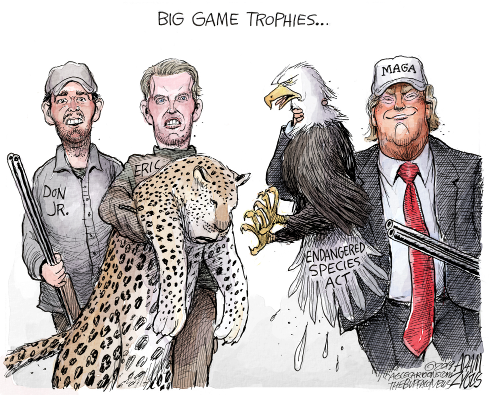  ENDANGERED SPECIES ACT by Adam Zyglis