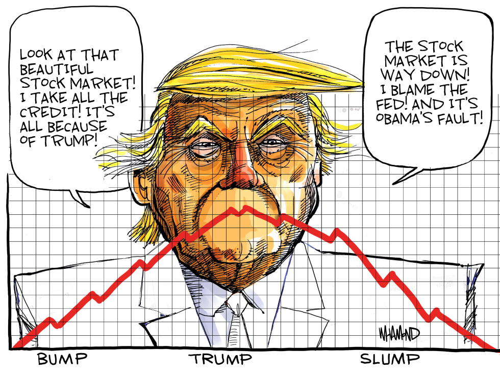  TRUMP SLUMP by Dave Whamond