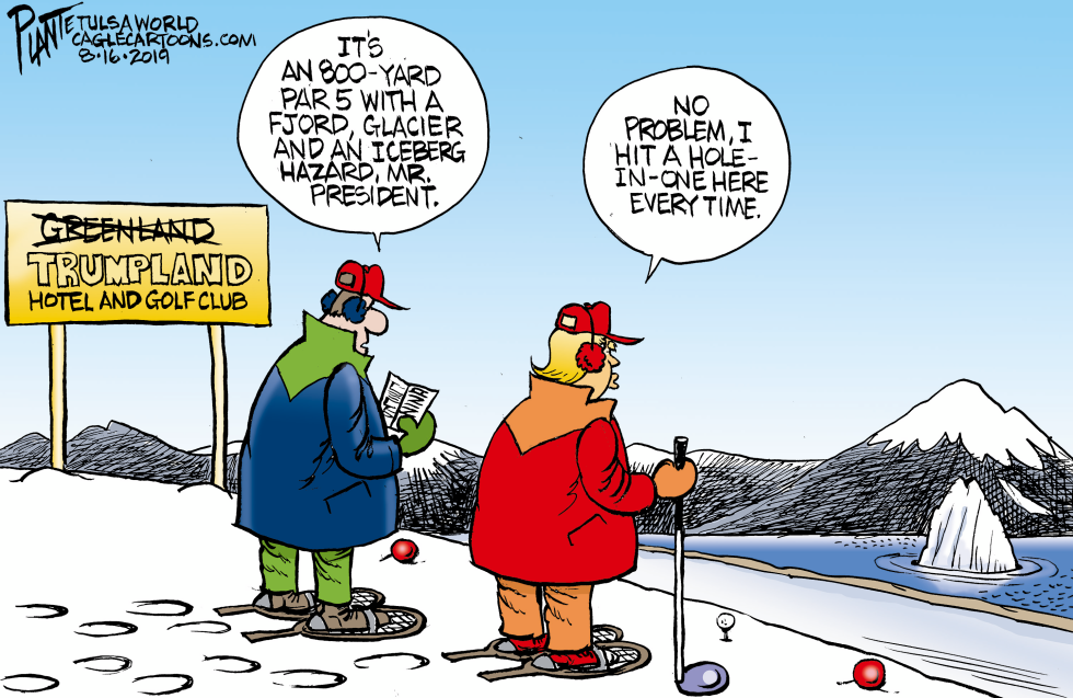  TRUMP AND GREENLAND by Bruce Plante