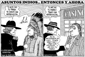 ASUNTOS INDIOS ENTONCES Y AHORA by Wolverton