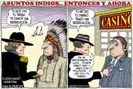 ASUNTOS INDIOS ENTONCES Y AHORA  by Wolverton