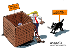 TRUMP CONTRA LA PRENSA by Arcadio Esquivel