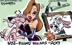 RICHARD WILLIAMSRIP by Milt Priggee