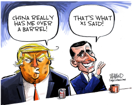 TRADE WARS ARE EASY TO WIN by Dave Whamond