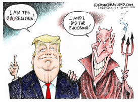 TRUMP CHOSEN ONE by Dave Granlund