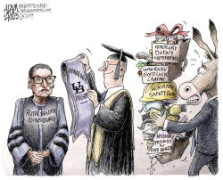 RUTH BADER GINSBURG by Adam Zyglis