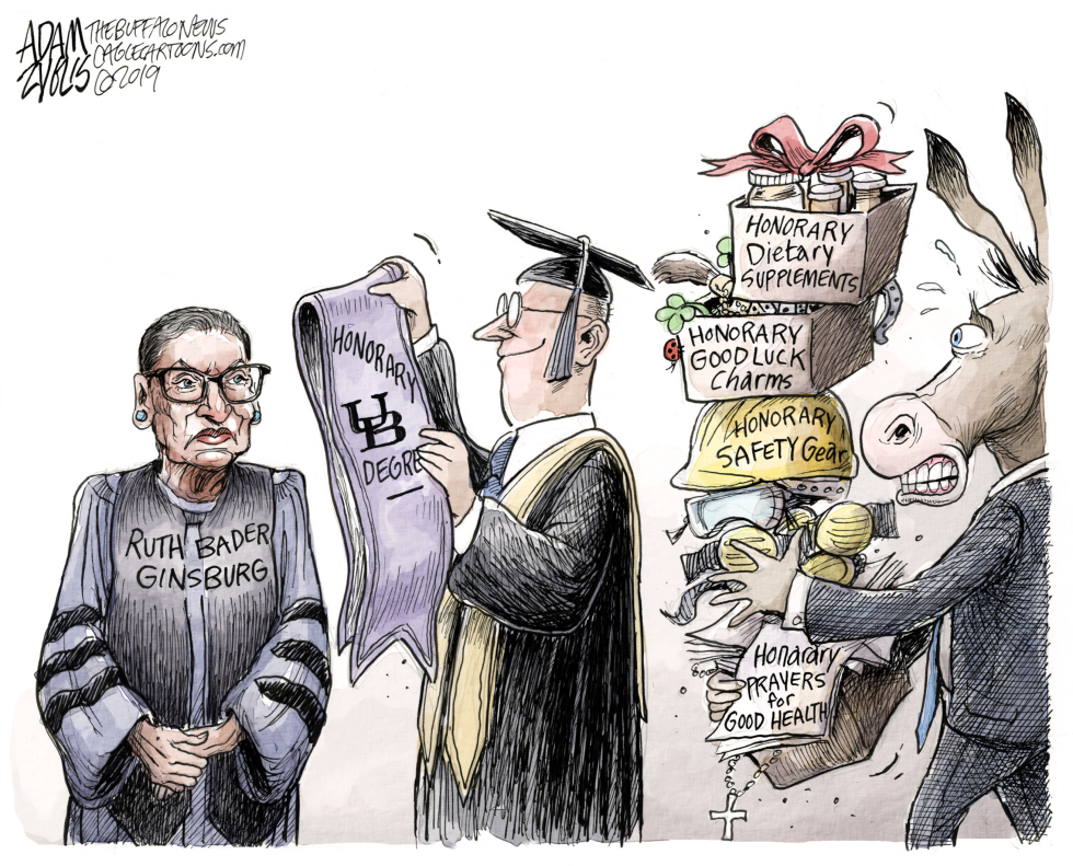  RUTH BADER GINSBURG by Adam Zyglis