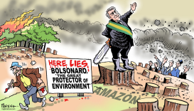 BOLSONARO AND AMAZON by Paresh Nath