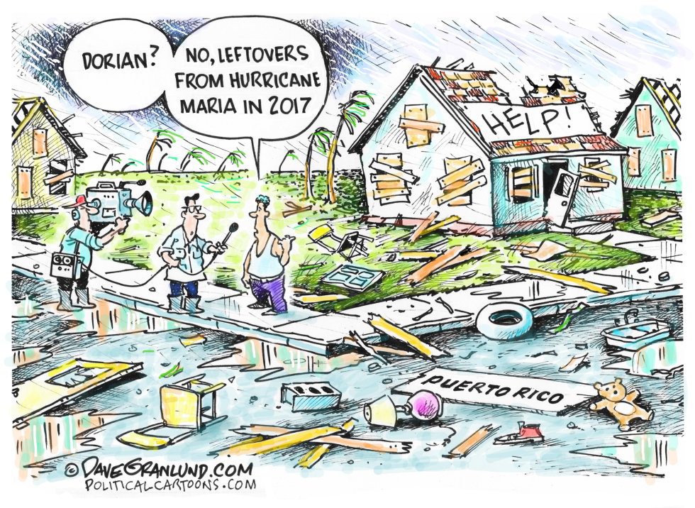  PUERTO RICO DORIAN 2019 by Dave Granlund