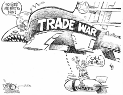 LABOR DAY TRADE WAR by John Darkow