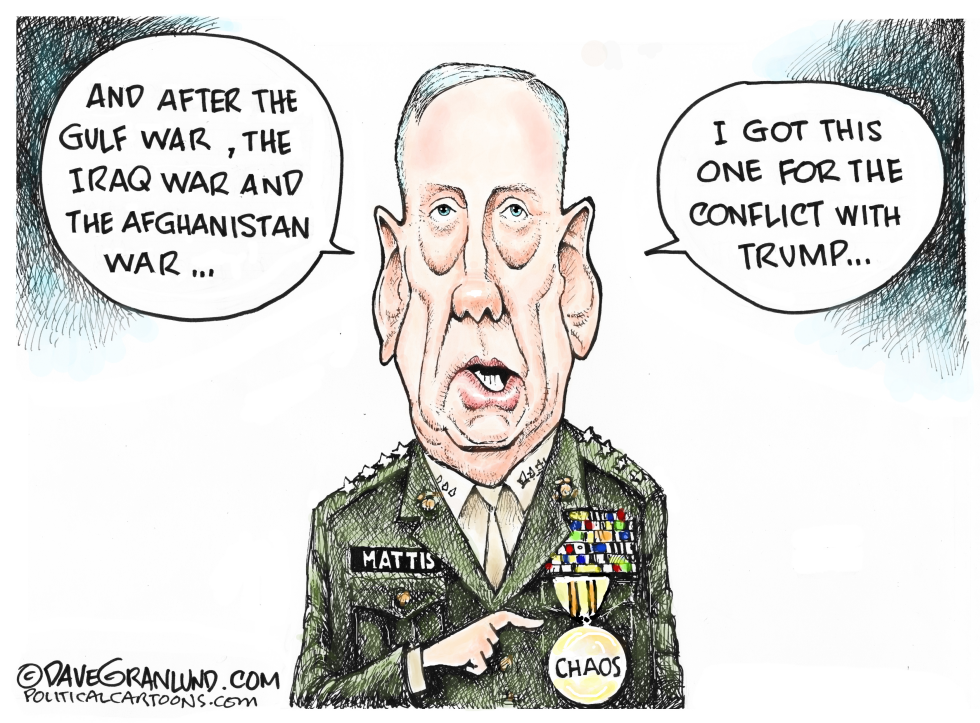  GENERAL MATTIS AND CHAOS by Dave Granlund