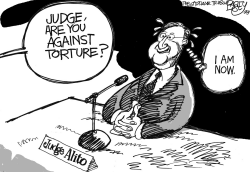 ALITO TORTURE by Pat Bagley