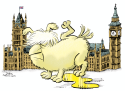 BORIS JOHNSON AND PARLIAMENT by Daryl Cagle