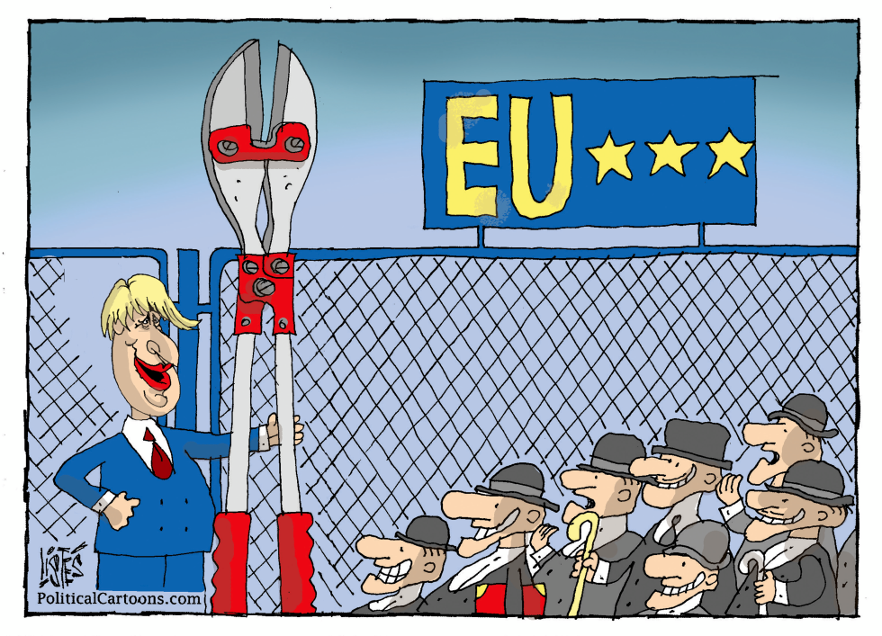  BORIS CUTS BREXIT by Nikola Listes