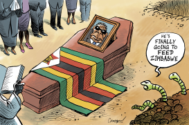 DEATH OF ROBERT MUGABE by Patrick Chappatte