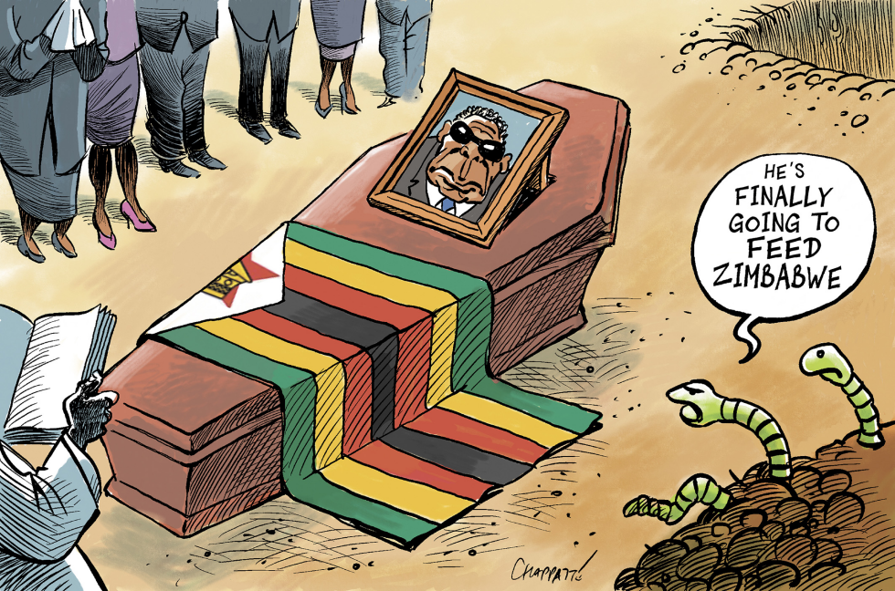  DEATH OF ROBERT MUGABE by Patrick Chappatte