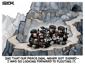 TALIBAN TALKS by Steve Sack