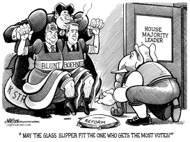 BLUNT AND BOEHNER ARE UGLY STEPSISTERS OF REFORM by RJ Matson