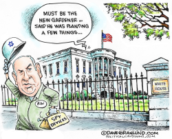 ISRAELI SPY DEVICES NEAR WHITE HOUSE by Dave Granlund