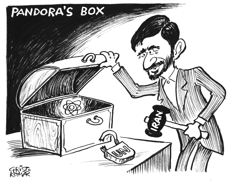  PANDORA'S BOX - B&W by Christo Komarnitski