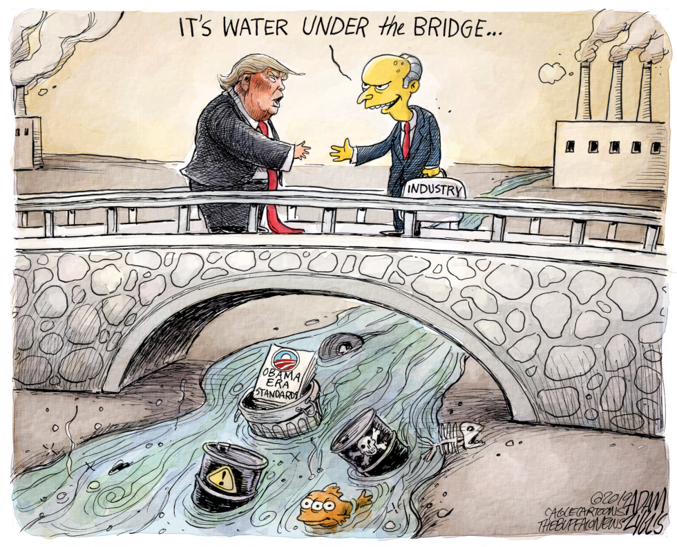  CLEAN WATER ACT by Adam Zyglis