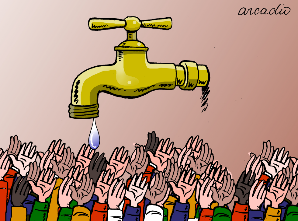  WATER IS SCARCE by Arcadio Esquivel