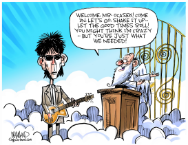 RIP RIC OCASEK OF THE CARS by Dave Whamond