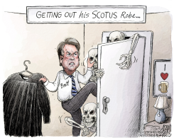 JUSTICE KAVANAUGH by Adam Zyglis