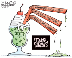 TRUMP STRAWS by John Cole