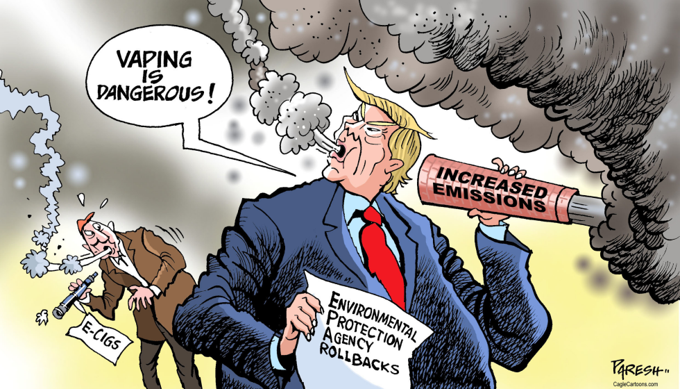  TRUMP AND VAPING by Paresh Nath