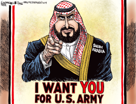 TAKING ORDERS FROM THE SAUDIS by Kevin Siers