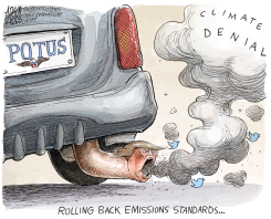 POTUS EMISSIONS by Adam Zyglis