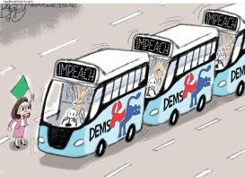 PELOSI ON BOARD by Pat Bagley