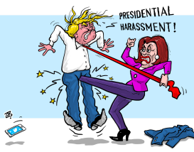 PRESIDENTIAL HARASSMENT by Emad Hajjaj