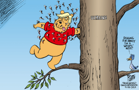 TRUMP GETS STUNG by Bruce Plante