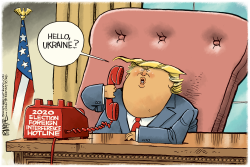 TRUMP UKRAINE CALL by Rick McKee