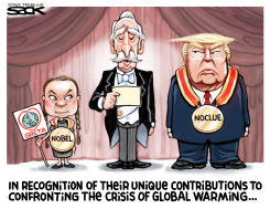 NOBEL V NOCLUE by Steve Sack