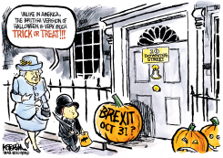 A VERY BRITISH HALLOWEEN by Jeff Koterba