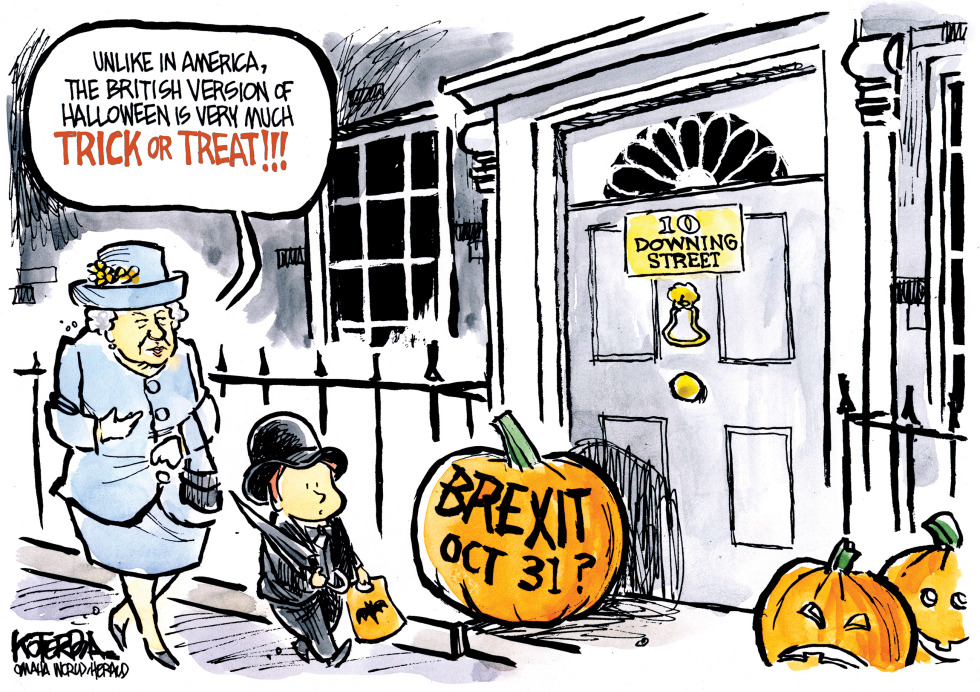  A VERY BRITISH HALLOWEEN by Jeff Koterba