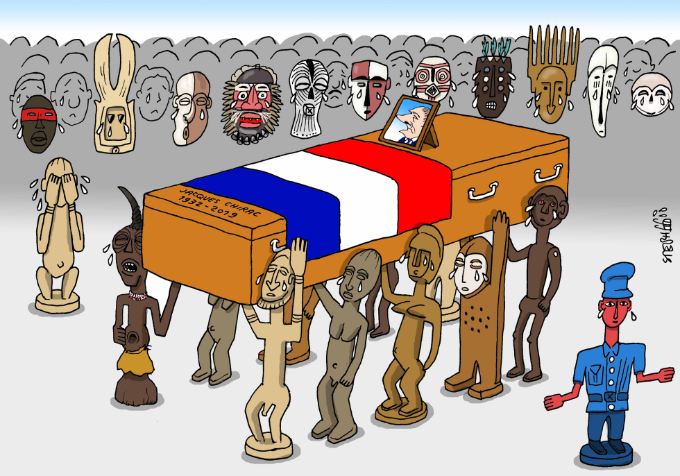  JACQUES CHIRAC 'S FUNERALS by Stephane Peray